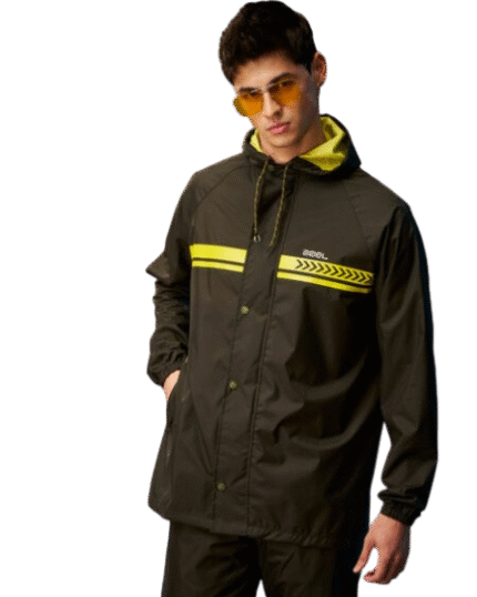 Hero: The Ultimate Backpack-Friendly Olive Raincoat