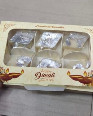 Kaju Katli Wax candles ?for Diwali Festival Return gifts  (set of 6)
