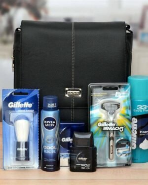 Gellette Shaving Kit With Sling Bag Combo