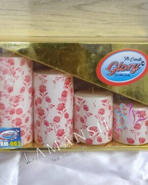 (pack of 4 )Candles Wax Decorative Candles set For Wedding, Party & Event Decoration