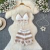 Belia 2 Piece Coord Set-Resortwear In Brown